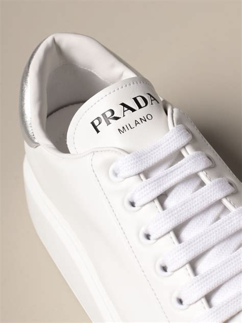 prada off white shoes|prada white high top sneakers.